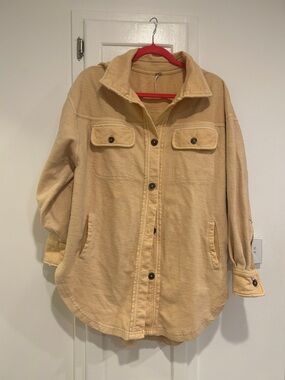 Free People Ruby oversized fleece shacket